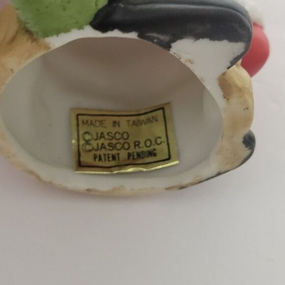 Jasco Lil Chimers Christmas Porcelain Napkin Rings Set of 4 Angel Snowman Santa - Picture 11 of 13